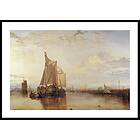 Gallerix Poster Dort Packet-Boat from Rotterdam Becalmed By William Turner 4779-21x30G
