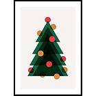 Gallerix Poster Dots Christmas Tree 50x70 4854-50x70