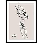 Gallerix Poster Egon Schiele Art Hands 30x40 5286-30x40