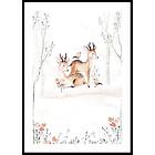 Gallerix Poster Forest Deer 70x100 4631-70x100