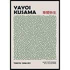 Gallerix Poster Green Pattern Yayoi Kusama 50x70 5163-50x70