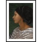 Gallerix Poster Head Of A Mulatto Woman (Mrs. Eaton) By Joanna Boyce Wells 7 5085-70x100