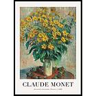 Gallerix Poster Jerusalem Artichoke Flowers 1880 By Claude Monet 21x30 5529-21x30