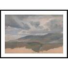 Gallerix Poster Landscape Study With Clouds By Emile Loubon 4940-21x30G