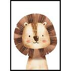 Gallerix Poster Lion Portrait 5013-21x30G