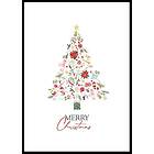 Gallerix Poster Merry Christmas Tree 21x30 4902-21x30