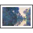 Gallerix Poster Morning on the Seine near Giverny By Claude Monet 21x30 4783-21x30