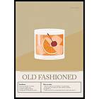 Gallerix Poster Old Fashioned Cocktail 21x30 5139-21x30