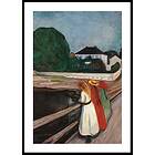 Gallerix Poster Pikene på Broen By Edvard Munch 30x40 4785-30x40