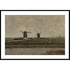 Gallerix Poster Polder With Mills Near Overschie By Paul Gabriël 30x40 4990-30x40