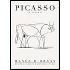 Gallerix Poster Picasso Le Taureau 30x40 5536-30x40