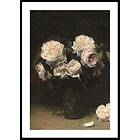 Gallerix Poster Roses Dans Un Verre 1877 By Henri Fantin-Latour 5107-21x30G