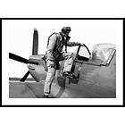 Gallerix Poster Spitfire Pilot 21x30 4712-21x30