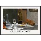 Gallerix Poster Still Life With Bottle And Wine 1863 By Claude Monet 5517-21x30G