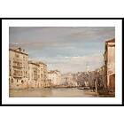 Gallerix Poster The Grand Canal Venice Looking Toward Rialto By Richard Parkes Bonington 4953-21x30G