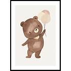 Gallerix Poster Teddy Bear With Balloon 5032-21x30G