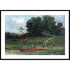 Gallerix Poster The Farm Landing By Edward Mitchell Bannister 50x70 5007-50x70
