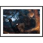 Gallerix Poster The Mating of the Capercaillies By Bruno Liljefors 30x40 4802-30x40