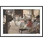 Gallerix Poster The Dance Class By Edgar Degas 5078-21x30G