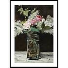 Gallerix Poster Vase Of White Lilacs And Roses By Edouard Manet 50x70 5118-50x70