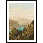 Gallerix Poster View Of The Königssee And Untersberg By Josef von Schlögl 4974-21x30G