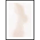 Gallerix Poster Watercolor Faded Brown No1 5504-21x30G