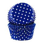 Cacas Muffinsform Jumbo 30-pack Polka Blå