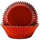 Cacas Muffinsform Metall D5 cm 50-Pack Röd