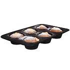 Modern House bAYk Muffinsform för 6 Muffins 30x18x5 cm Svart