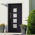 vidaXL Front Door antracit 108x208 cm 279192