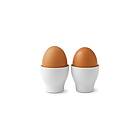 Royal Copenhagen White Fluted Egg Cup 2-pack