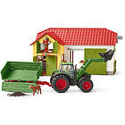 Schleich 42379 Traktor med Släp