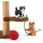 Schleich 42501 Katter Med Leksaker