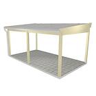 Landskap Uterumsstomme Skimra Robust Skimmra B 5145 x D 2930mm med Mittstolpe 60851952