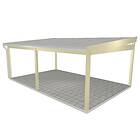 Landskap Uterumsstomme Skimra Robust Skimmra B 6345 x D 4130mm med Mittstolpe 60851966
