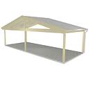 Landskap Uterumsstomme Glimma B 8645 x D 3580mm med Mittstolpe 60849659