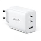 Ugreen Charger CD275 2 x USB-C 1 x USB-A 65W (White)