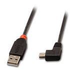 Lindy USB A - USB Mini-B 2.0 (kulma) 0,5m