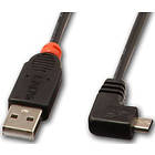 Lindy USB A - USB Micro-B 2.0 (angled) 1m