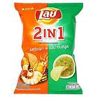 Lay's 2in1 Chips Kung Pao & Sea Sauce 73g