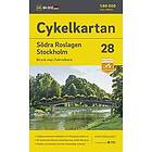 : Cykelkartan Blad 28 S:a Roslagen/Stockholm 2023-2025