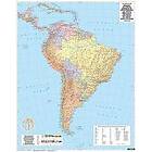 : South America Map Flat in a Tube 1:8 000