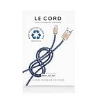 Le Cord Bleu iPhone Lightning cable · 2 meter Made of recycled fishing nets