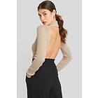 NA-KD Open Back Ribbed Sweater