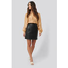 NA-KD Quilted PU Skirt