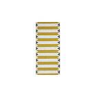 Horredsmattan Plastmatta Peak 150x150 Vändbar PVC Gul 12004-D150
