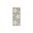 Horredsmattan Plastmatta Flower 70x300 Vändbar PVC Beige 11406-A300