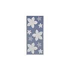 Horredsmattan Plastmatta Flower 150x250 Vändbar PVC Blå 11403-D250