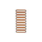 Horredsmattan Plastmatta Peak 70x200 Vändbar PVC Orange 12005-A200