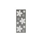 Horredsmattan Plastmatta Flower 150x100 Vändbar PVC Grå 11411-D100